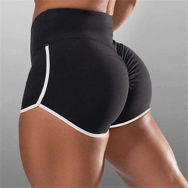 Women New Summer High Waist Push Up Elasticated Seamless Fitness Sport Gym Short Leggings - AWAKENING AESTHETICS