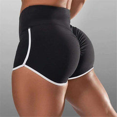 Women New Summer High Waist Push Up Elasticated Seamless Fitness Sport Gym Short Leggings - AWAKENING AESTHETICS