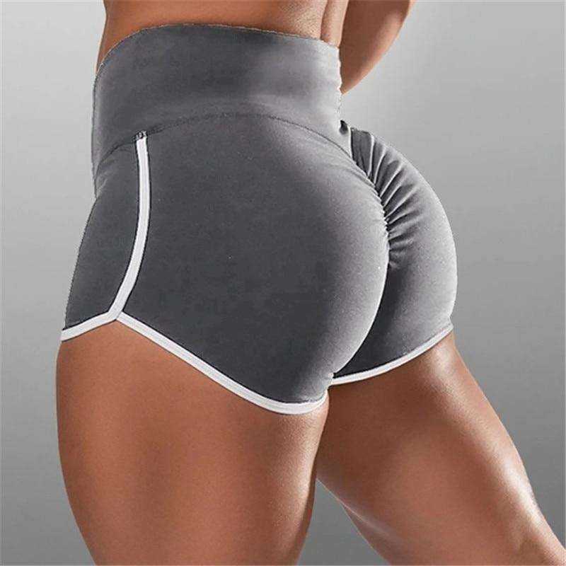 Women New Summer High Waist Push Up Elasticated Seamless Fitness Sport Gym Short Leggings - AWAKENING AESTHETICS