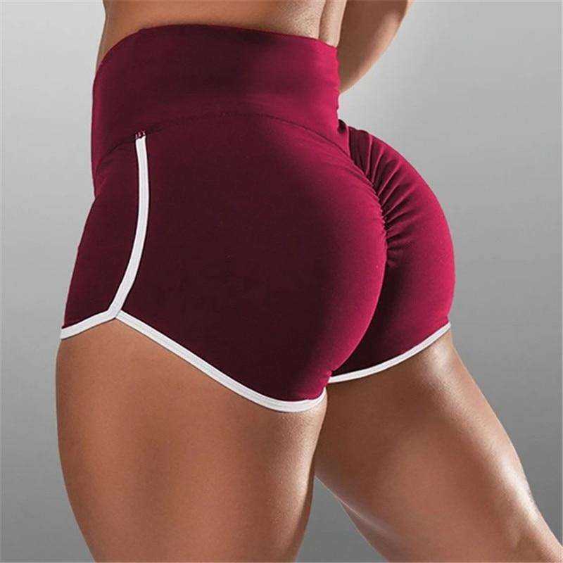 Women New Summer High Waist Push Up Elasticated Seamless Fitness Sport Gym Short Leggings - AWAKENING AESTHETICS