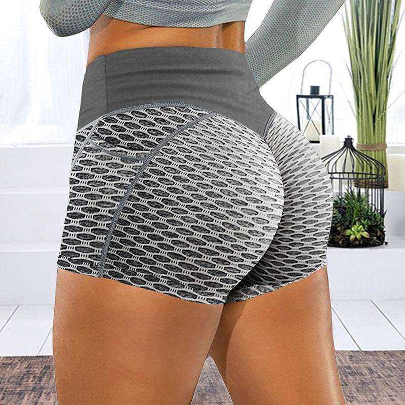 Women's Casual Elastic Skinny Buttocks Lifting Gym Fitness Sports Shorts - AWAKENING AESTHETICS