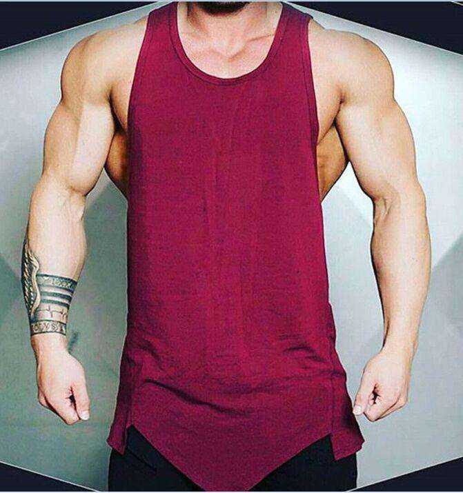 Men's Classic Basic Casual Athletic Sport Gym Fitness Sleeveless Tank Top
