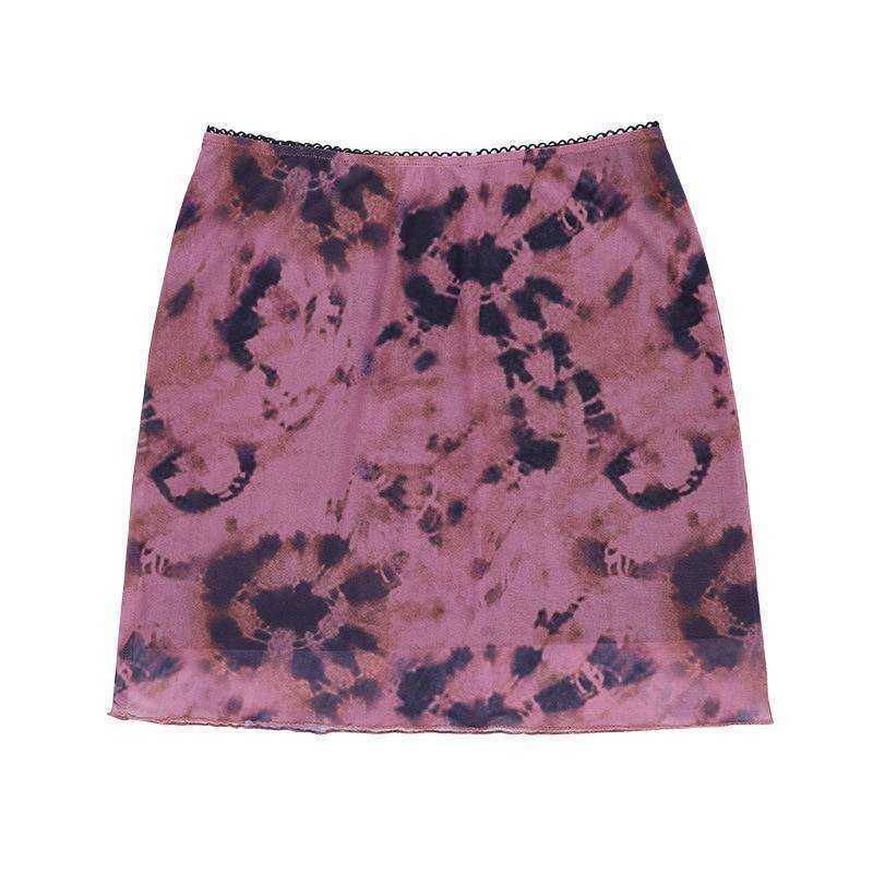 Aesthetics Ruffles A-line Pastel Goth High Waist Mini Skirtsie