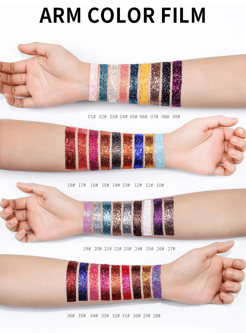 Holographic Sequins Glitter Shimmer Pigment Body Tattoo