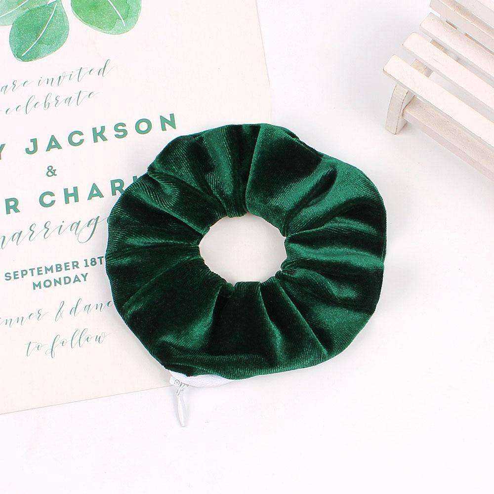 New Korea 2020 Fashion Girls Zipper Headwear Ponytail Holders Hair Accessories