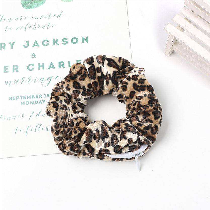 New Korea 2020 Fashion Girls Zipper Headwear Ponytail Holders Hair Accessories