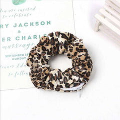 New Korea 2020 Fashion Girls Zipper Headwear Ponytail Holders Hair Accessories