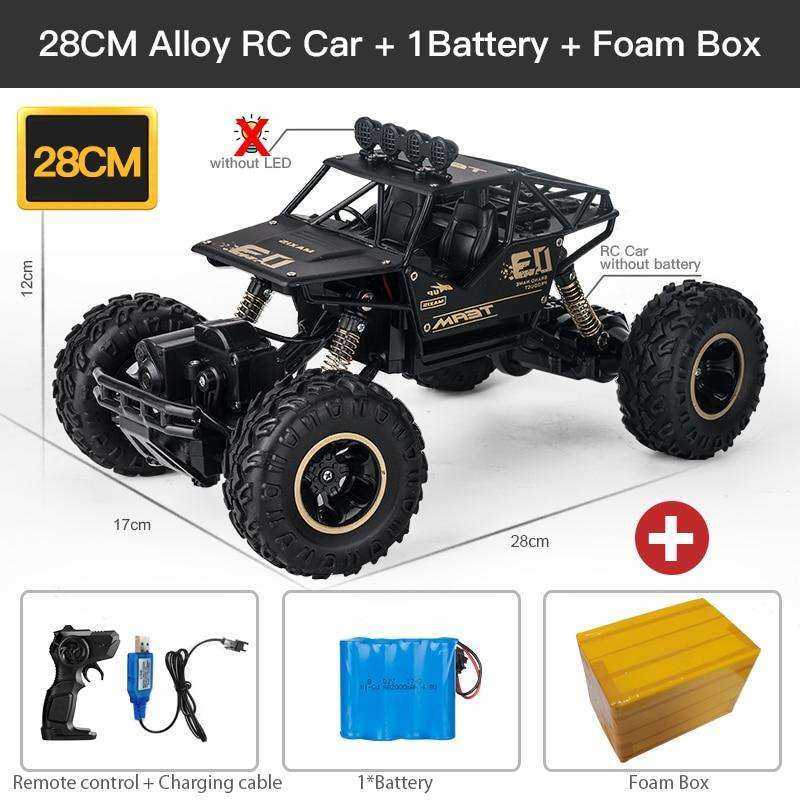 ZWN 1:12 / 1:16 4WD Radio Remote Control 2.4G Buggy Off - Road Car Toys for Children With Led Lights - AWAKENING AESTHETICS