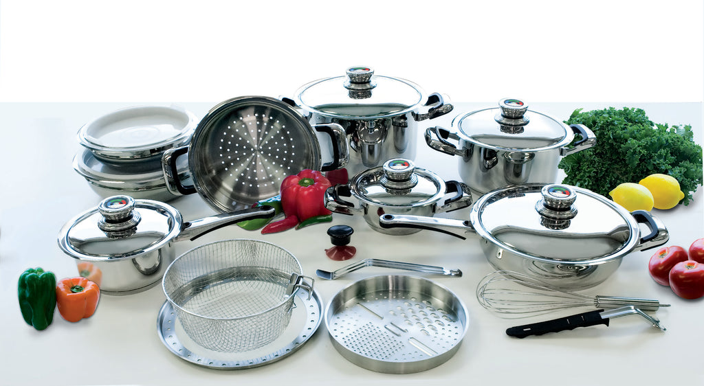 Why Teflon Cookware Is Toxic & Killing You What Can You Do? Embrace Health with the 22 Piece Nutri Stahl Surgical Stainless Gourmet Cooking Set
