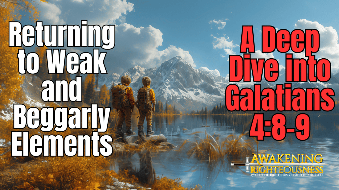 Returning to Weak and Beggarly Elements: A Deep Dive into Galatians 4:8-9 - Awakening Righteousness