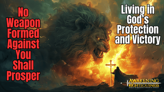No Weapon Formed Against You Shall Prosper: Standing Firm in God's Promise - Awakening Righteousness