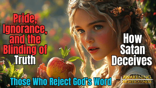 Pride, Ignorance, and the Blinding of Truth: How Satan Deceives Those Who Reject God’s Word - Awakening Righteousness