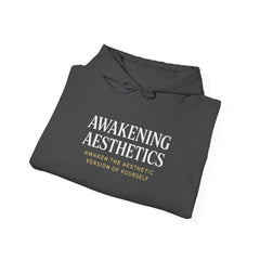 Awakening Aesthetics Gym Hoodie for Men & Women | Athletic Pullover with Kangaroo Pocket | 50/50 Cotton-Poly Blend | Comfortable, Stylish & Ethically Made | Unisex Classic Fit