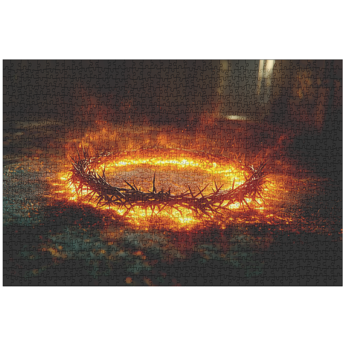 1014-Piece_Jigsaw_Puzzle__Glowing_Crow_1014pc_H_Main_Mockup.png