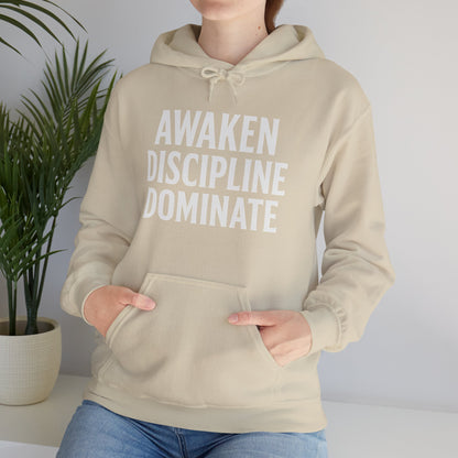 Awaken Discipline Dominate Awakening Righteousness Hoody Apparel For Men and Women