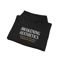 Awakening Aesthetics Gym Hoodie for Men & Women | Athletic Pullover with Kangaroo Pocket | 50/50 Cotton-Poly Blend | Comfortable, Stylish & Ethically Made | Unisex Classic Fit