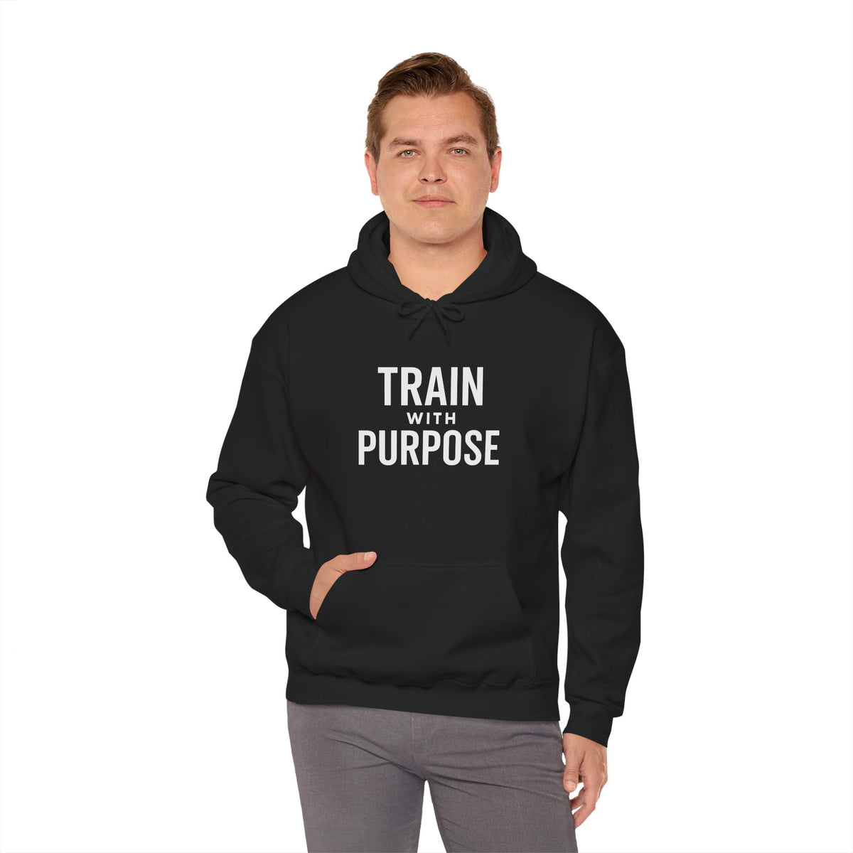 Train With Purpose Aesthetics Bodybuilding Hoodie - Awakening Righteousness