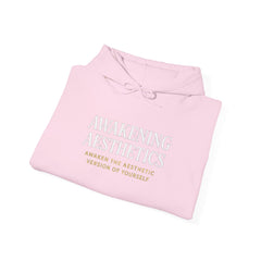 Awakening Aesthetics Gym Hoodie for Men & Women | Athletic Pullover with Kangaroo Pocket | 50/50 Cotton-Poly Blend | Comfortable, Stylish & Ethically Made | Unisex Classic Fit