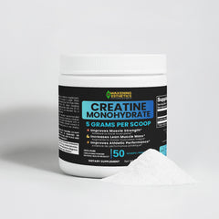 Pure Creatine Monohydrate Powder 250g | Micronized Unflavored Muscle Building Supplement for Strength, Power & Performance | 50 Servings | Awakening Aesthetics Fitness