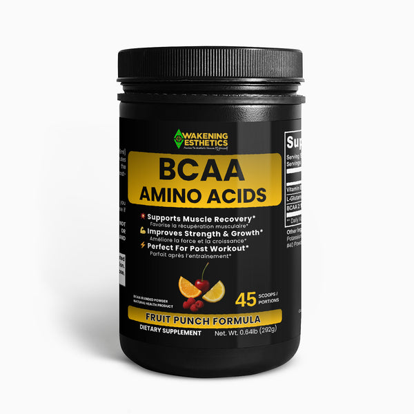 BCAA Amino Acid Shock Powder Fruit Punch | Awakening Aesthetics
