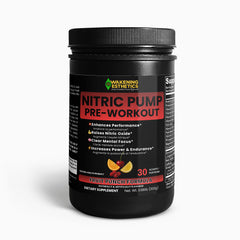 Nitric Pump Pre-Workout Powder Fruit Punch | Awakening Aesthetics