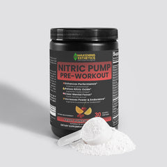 Nitric Pump Pre-Workout Powder Fruit Punch | Awakening Aesthetics