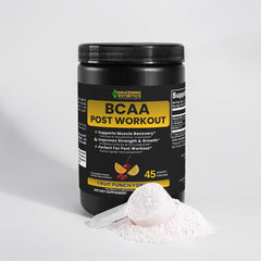 Awakening Aesthetics BCAA Post Workout Powder | 5000mg BCAAs + Glutamine for Lean Muscle Growth, Recovery & Endurance | 2:1:1 Ratio | Gluten Free | Fruit Punch Flavor | Made in USA