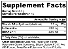 BCAA Amino Acid Shock Powder Fruit Punch | Awakening Aesthetics
