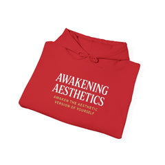 Awakening Aesthetics Gym Hoodie for Men & Women | Athletic Pullover with Kangaroo Pocket | 50/50 Cotton-Poly Blend | Comfortable, Stylish & Ethically Made | Unisex Classic Fit