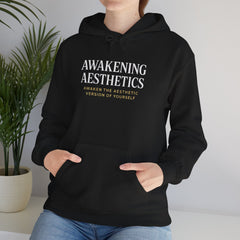 Awakening Aesthetics Gym Hoodie for Men & Women | Athletic Pullover with Kangaroo Pocket | 50/50 Cotton-Poly Blend | Comfortable, Stylish & Ethically Made | Unisex Classic Fit