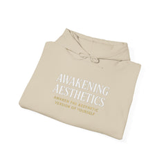 Awakening Aesthetics Gym Hoodie for Men & Women | Athletic Pullover with Kangaroo Pocket | 50/50 Cotton-Poly Blend | Comfortable, Stylish & Ethically Made | Unisex Classic Fit