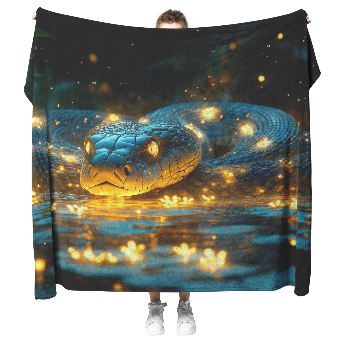Anaconda_Resting_in_Glowing_Bioluminesce_H_Blanket_Model_Mockup.png