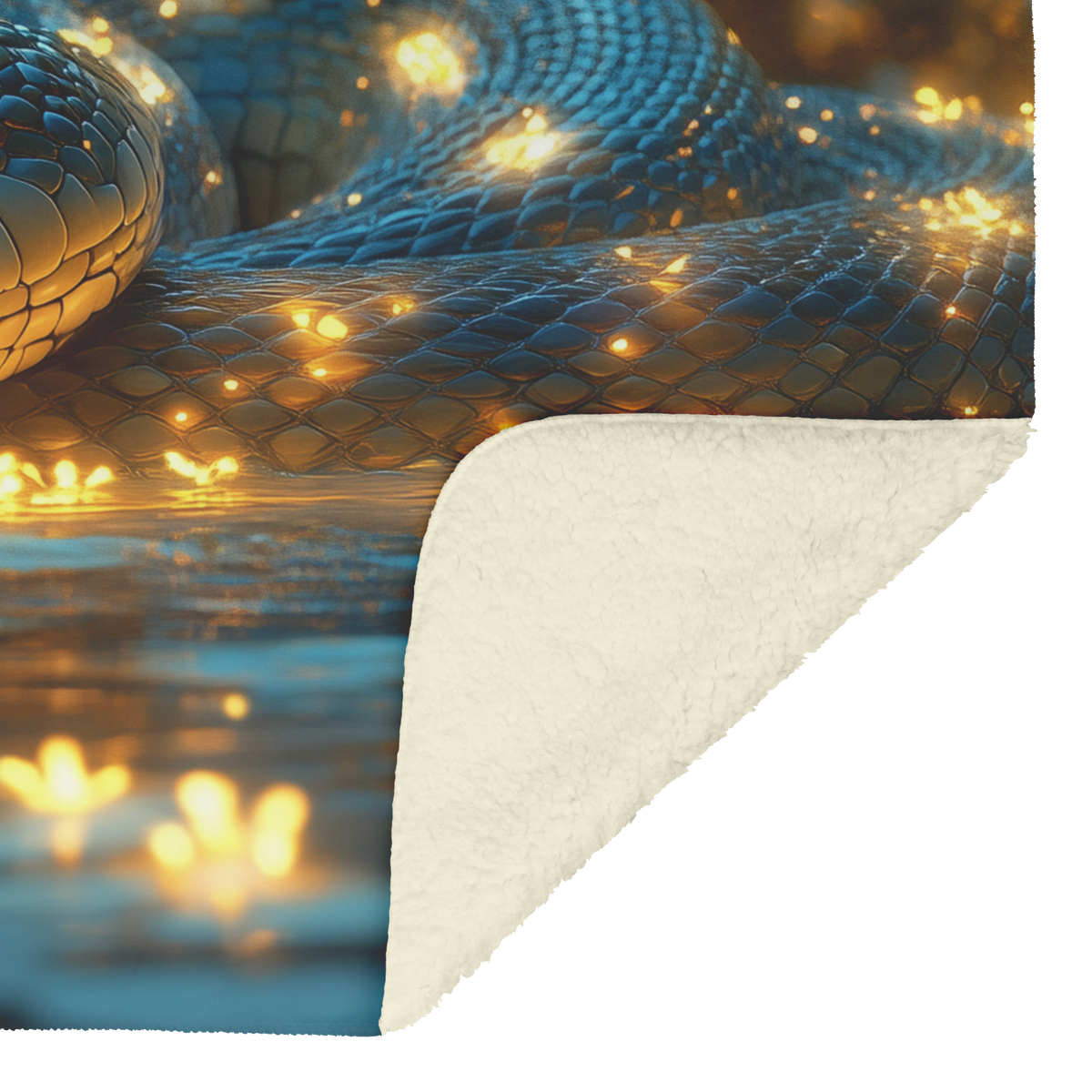 Anaconda_Resting_in_Glowing_Bioluminesce_H_Blanket_Sherpa_Mockup.png