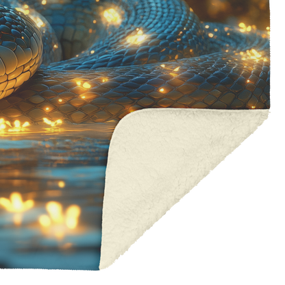 Anaconda_Resting_in_Glowing_Bioluminesce_H_Blanket_Sherpa_Mockup.png