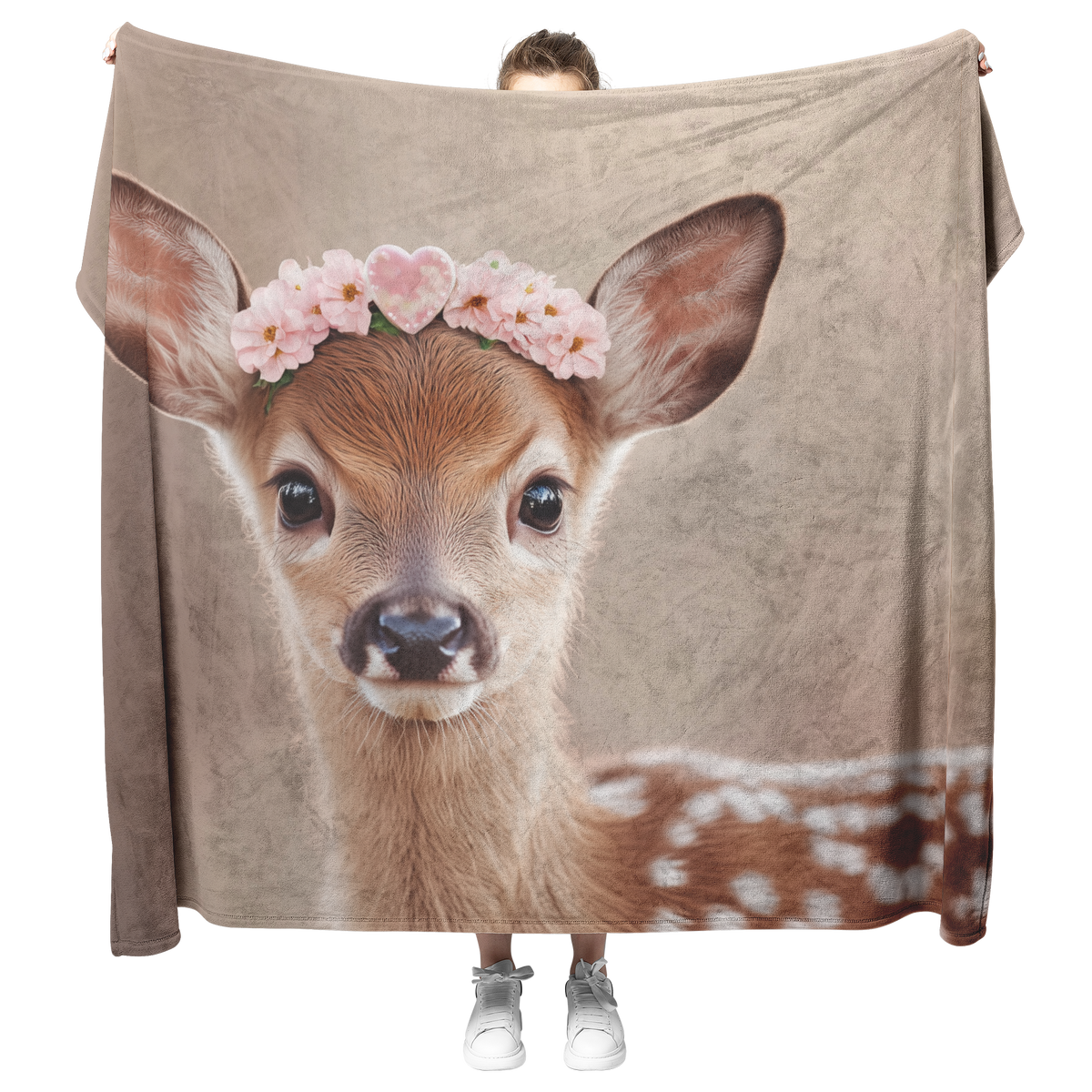 Baby_Deer_Wearing_Flower_Heart_Crown_Gen_H_Blanket_Model_Mockup.png_15350822