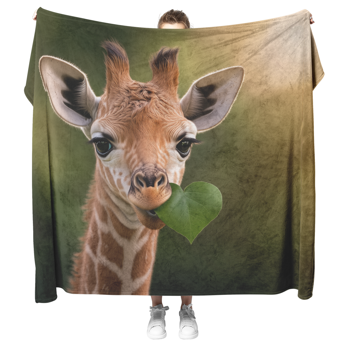 Baby_Giraffe_Sharing_Heart_Shaped_Leaf_L_H_Blanket_Model_Mockup.png_15350780