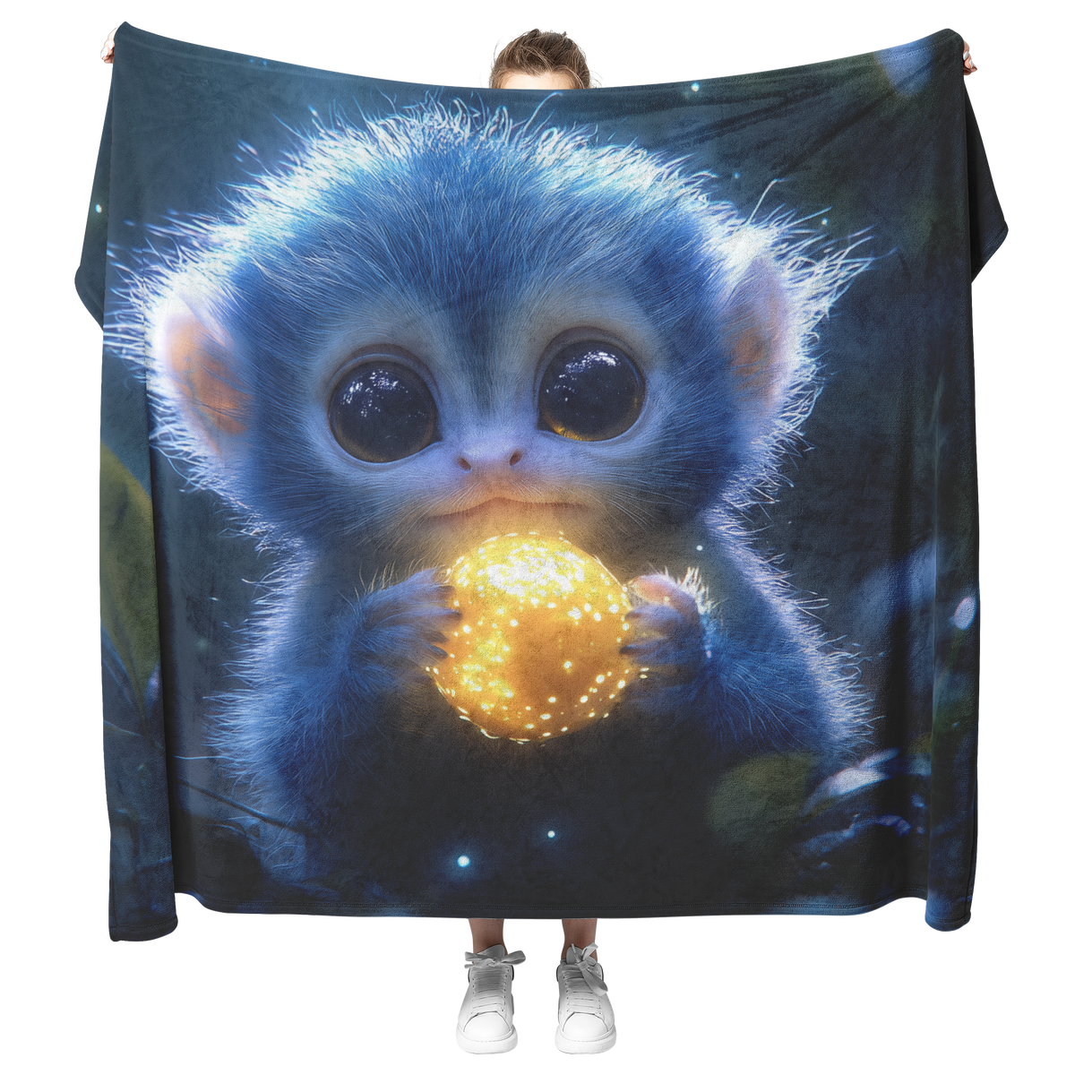 Baby_Marmoset_Holding_Glowing_Fruit_in_B_H_Blanket_Model_Mockup.png