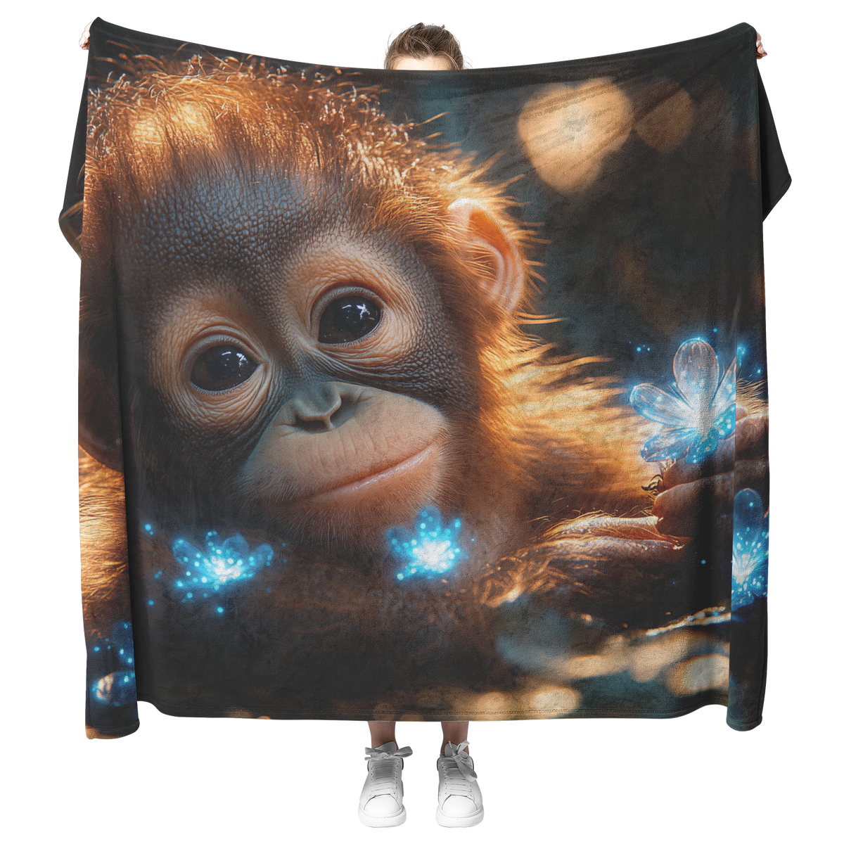 Baby_Orangutan_Holding_Glowing_Flower_in_H_Blanket_Model_Mockup.png