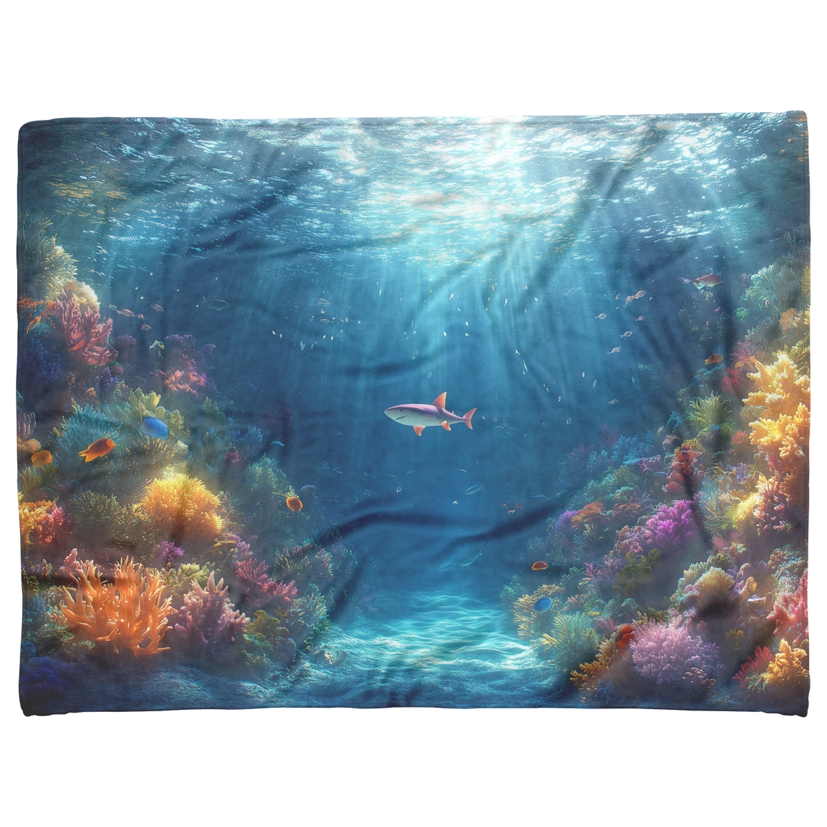 Baby_Shark_Swimming_Near_Glowing_Coral_R_H_Blanket_AS_Flat_Mockup.png