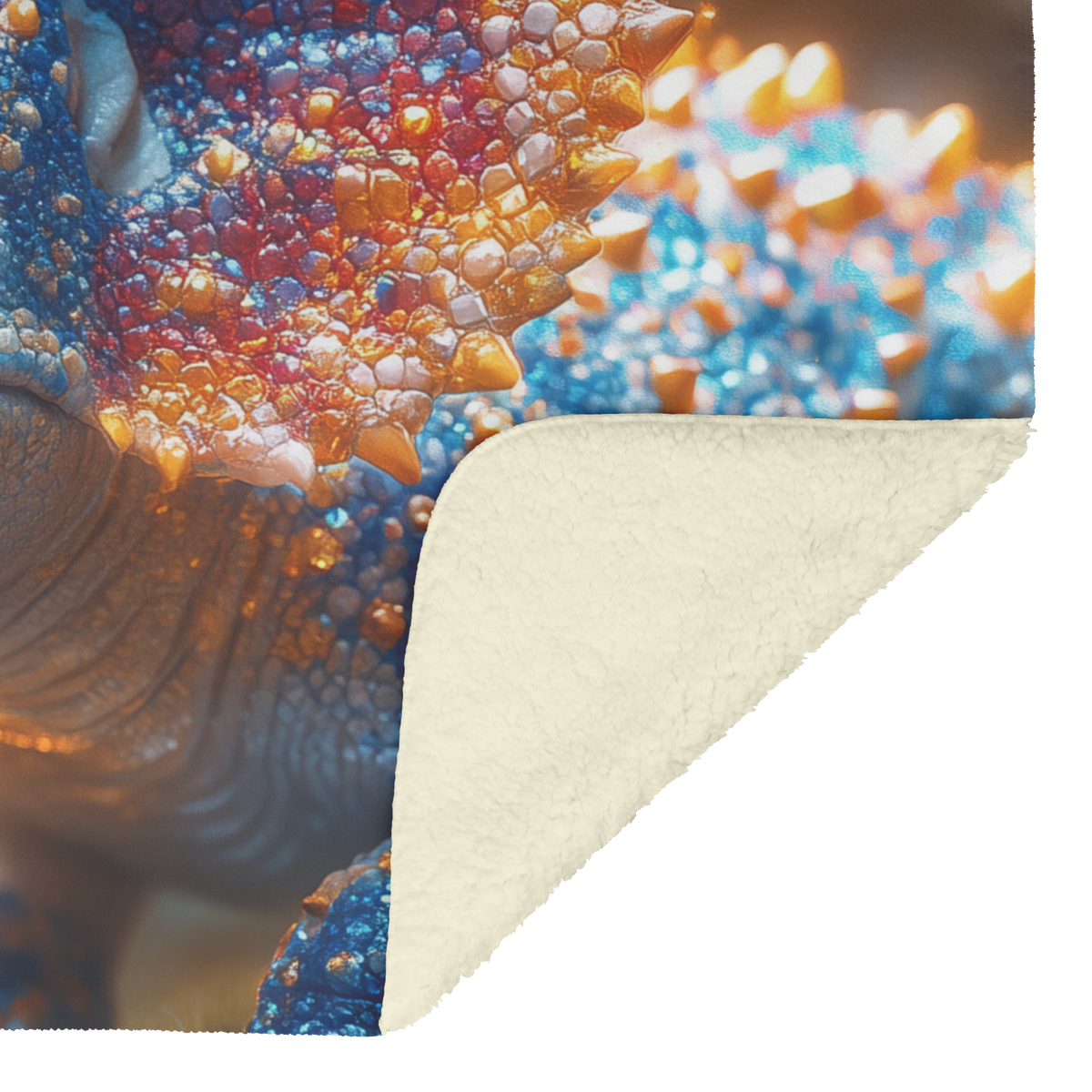 Baby_Triceratops_Blowing_Bubbles_Surroun_H_Blanket_Sherpa_Mockup.png