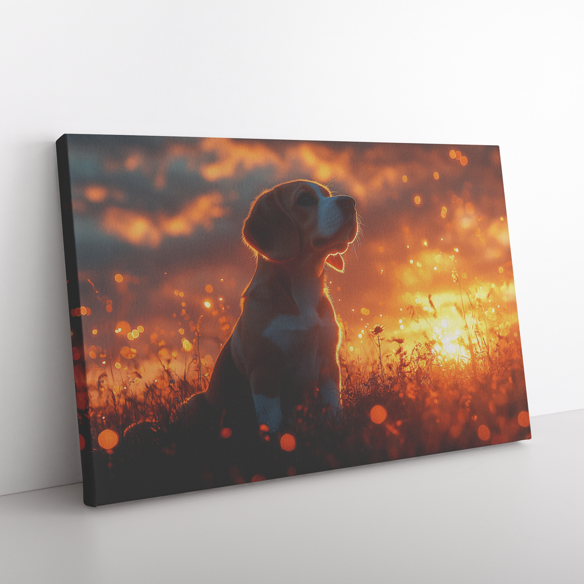 Beagle_Puppy_Silhouetted_Against_a_Glowi_H_Rectangle_Angle_Floor_Mockup.png