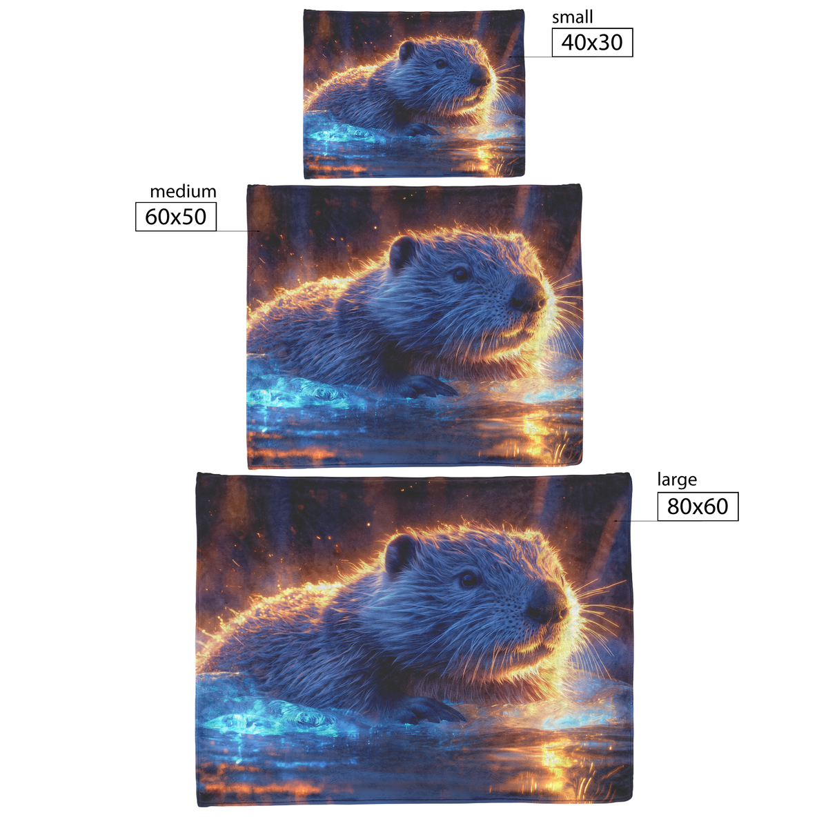 Beaver_Swimming_in_Glowing_Icy_Water_Und_H_Blanket_Size_Options_Mockup.png