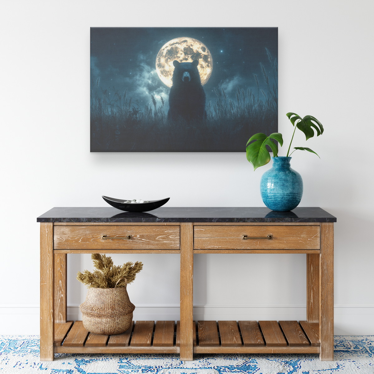 Black_Bear_Silhouetted_Against_a_Glowing_H_Rectangle_Smaller_Lifestyle_Mockup.png