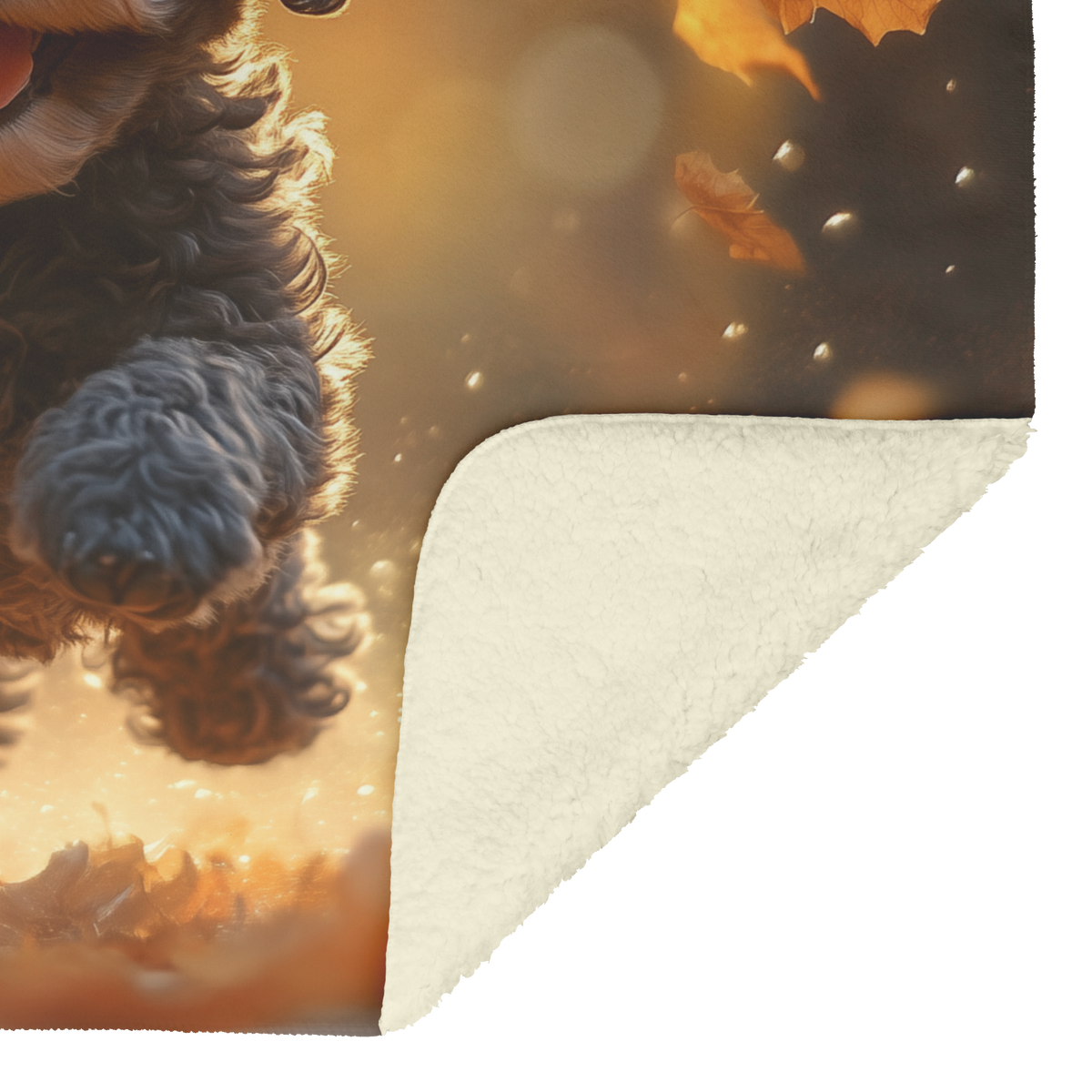 Black_Poodle_Puppy_in_Autumn_Forest_with_H_Blanket_Sherpa_Mockup.png