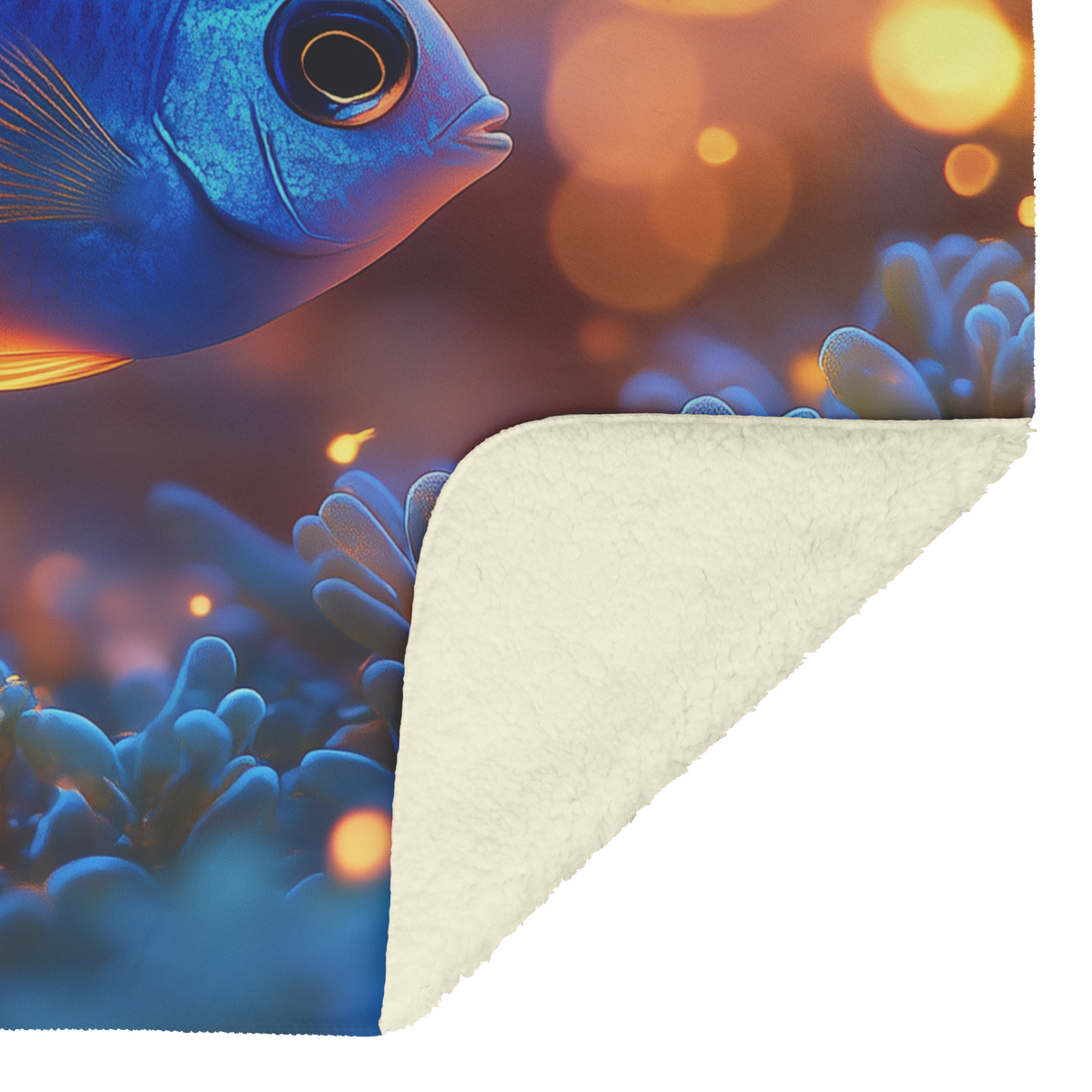 Blue_Tang_Swimming_Through_Bioluminescen_H_Blanket_Sherpa_Mockup.png