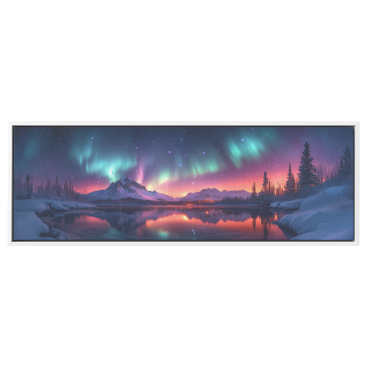 Breathtaking_Aurora_Borealis_Over_Rockie_White_Framed_Canvas_H_Panoramic_Main_Mockup.png
