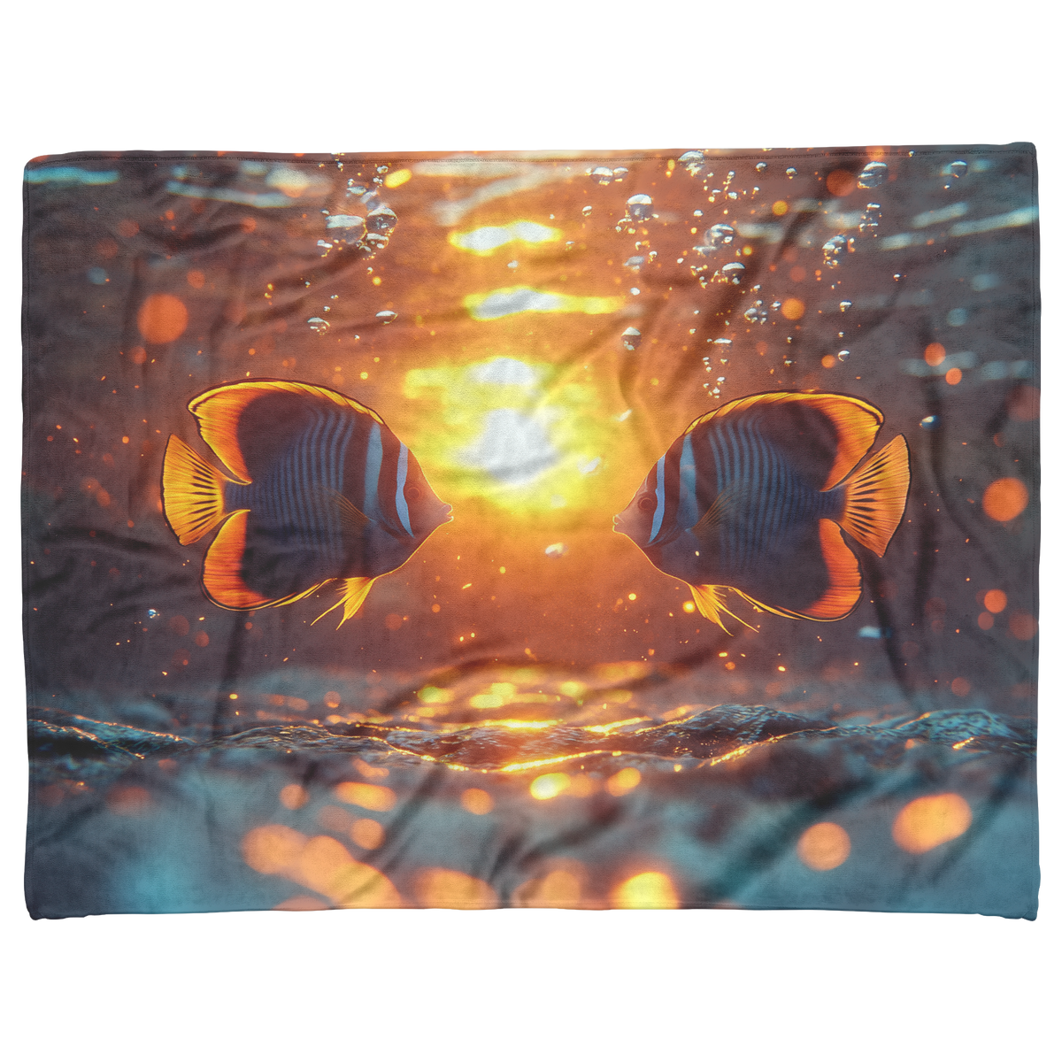 Butterflyfish_Silhouetted_Against_Sunset_H_Blanket_AS_Flat_Mockup.png