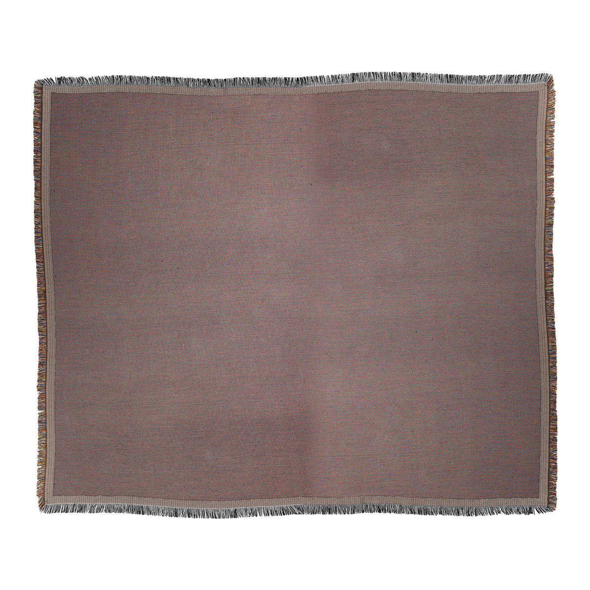 Charming Baby Lion Cub Woven Throw Blanket with Blue Eyes and Autumn Leaves - Awakening Righteousness