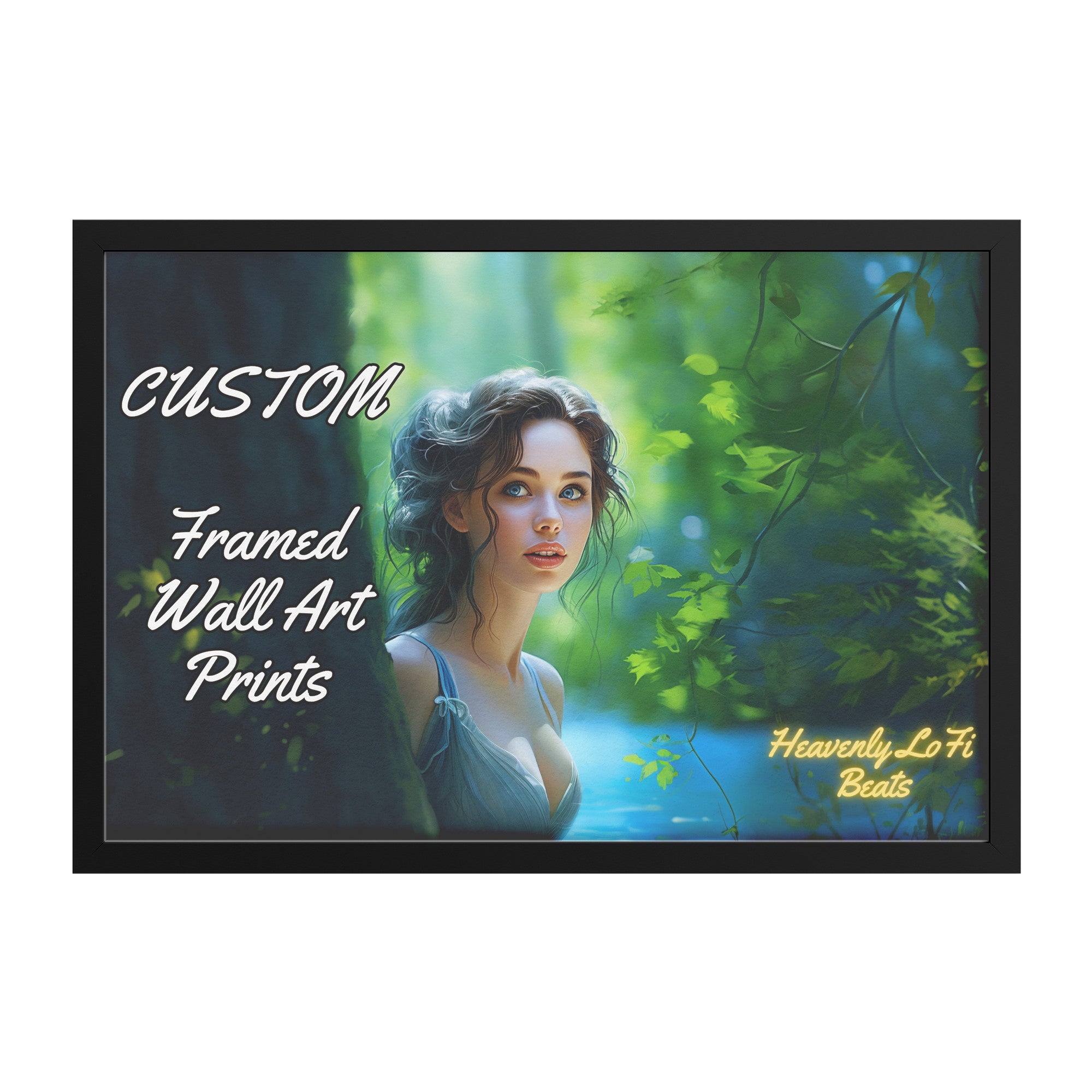 Custom Heavenly LoFi Beats Art Print