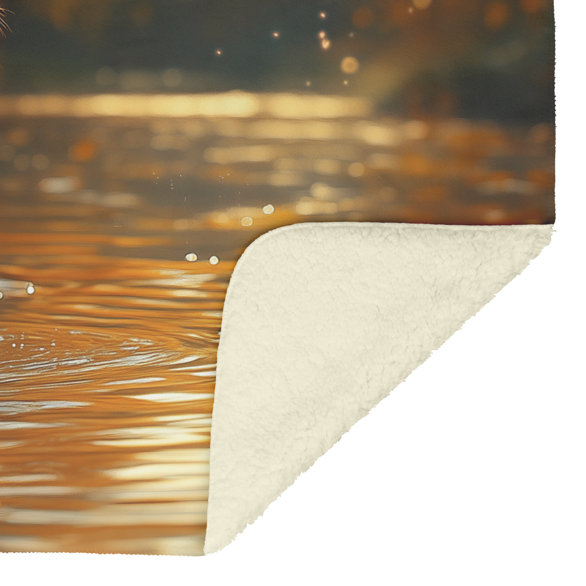 Dachshund_by_Crystal_Pond_with_Golden_Ri_H_Blanket_Sherpa_Mockup.png